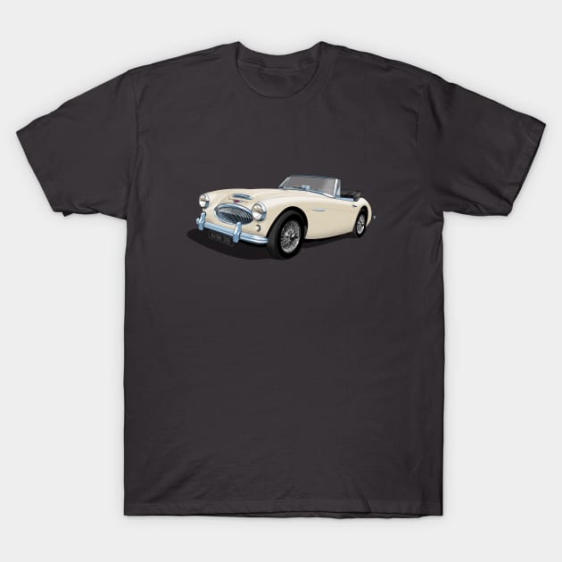 Austin Healey 3000 Mk3 T-Shirt by candcretro